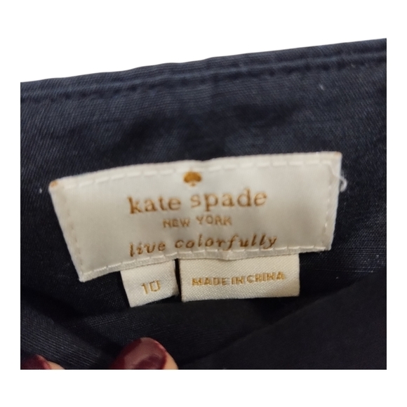 Kate Spade Chic Black High-Waisted Pants - Picture 9 of 11